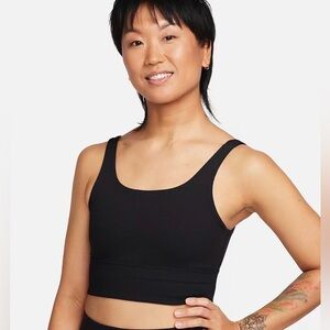 Nike Dri-Fit longline sports bra black